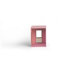 Maison de poupée design - Petite pièce - Rose